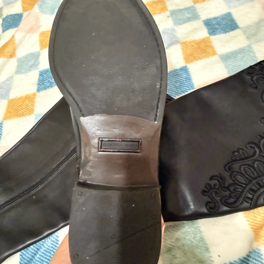 Gianni Bini Leather Boots - Picture 9 of 14